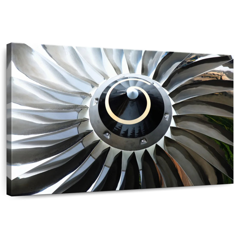 Mehar Shiny Jet Turbine, 34" H x 51" W