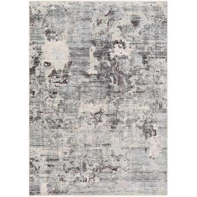 Tapis gris tissé à la machine Nauset