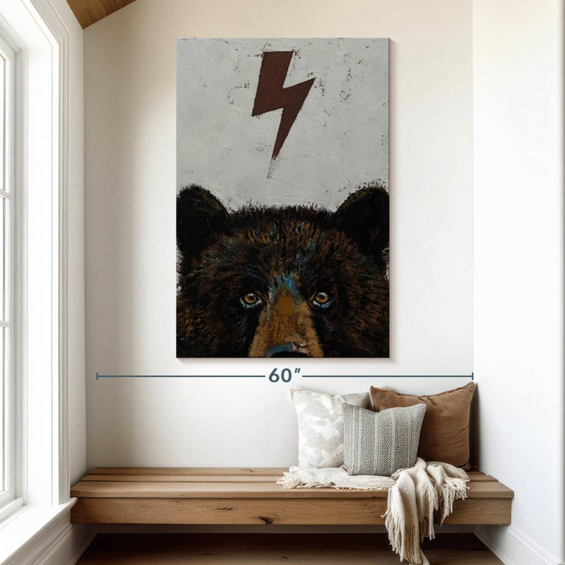 Boulon d'éclairage Brampt Bear, H 51 po x l 34 po