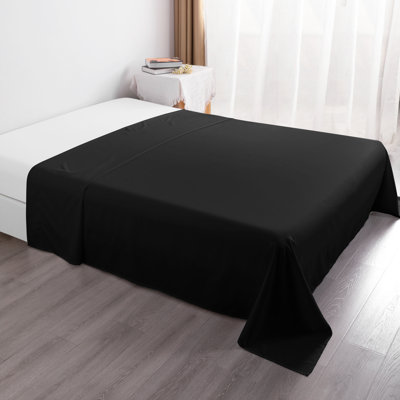 Microfiber Flatweave Solid Colour Flat Sheet