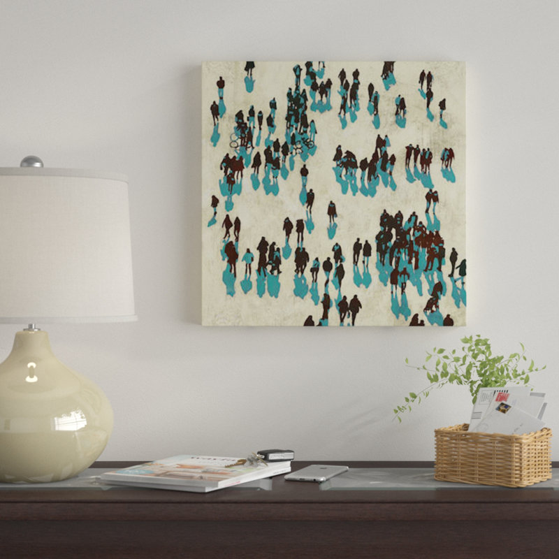 « the le bleu », reproduction d’impression sur toile, H 37 po x l 37 po x P 1,5 po