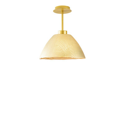 Elegant Gold Chandelier with Metal Body, 11.8 in Diameter x 12.6 in Height | Glass Cap, E27 Socket (Max 40W) | IP20 Rated, Perfect for Nostalgic & Glam Home Décor | Stylish Lighting for Living Room & Dining Area