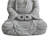 Waterloo Kaolin Clay Buddha Garden Statue