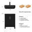 Meuble-lavabo simple autoportant de 24,4 po avec plateau en bois manufacturé Kreutzer-252555282-237822155-252555281