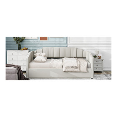 Upholstered Daybed with Underneath Storage