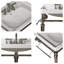 Lavabo de console de salle de bain mural 28 "avec support autoportant et barre à serviettes - Lavabo en céramique élégant, installation facile-1680974690-1680974691