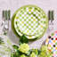 Pink Check Dinner Plate-1442850911