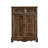 Brown Solid Wood Shoe Storage Bench-716301351