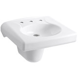 Brenham Ceramic 22" Wall Mount Bathroom Sink