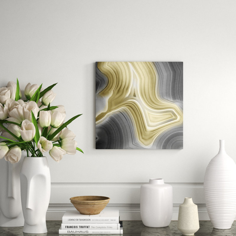 Luminous Sphereoid II Print by Zoey Riley, 18" H x 18" W x 1.5" D, Glass Coat