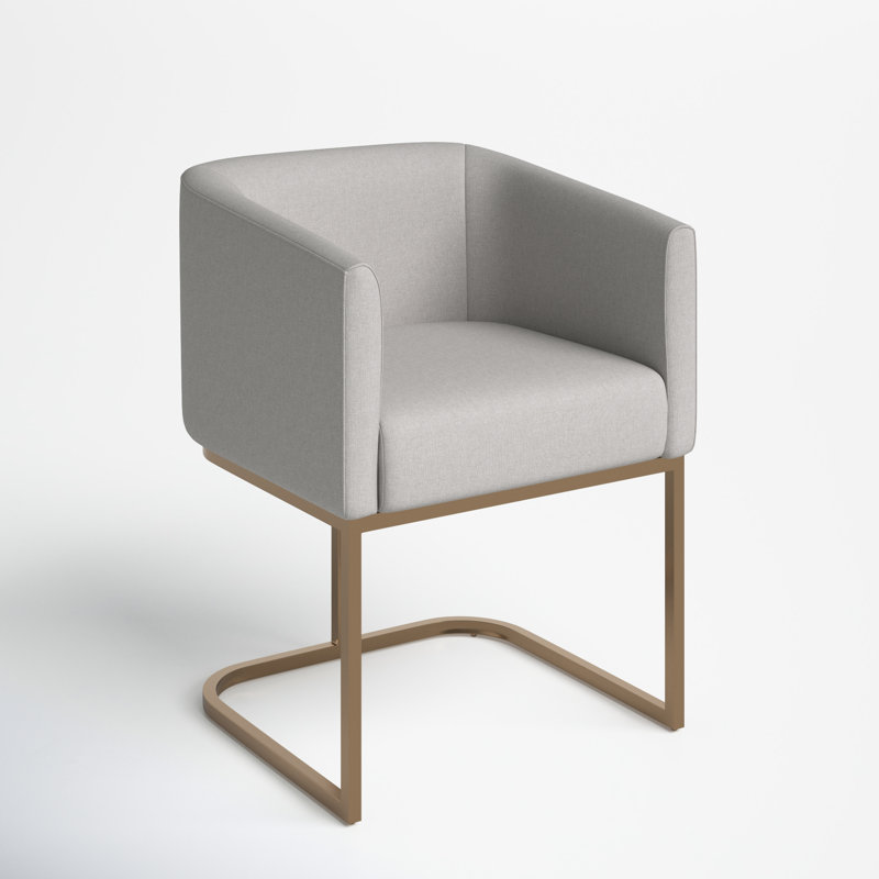 Orchid Velarde Upholstered Arm Chair in Gray