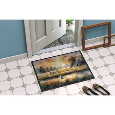 Geese in Flight Doormat