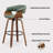 Devlin Upholstered Swivel Mid-Century Stool-1675958824-1675958825