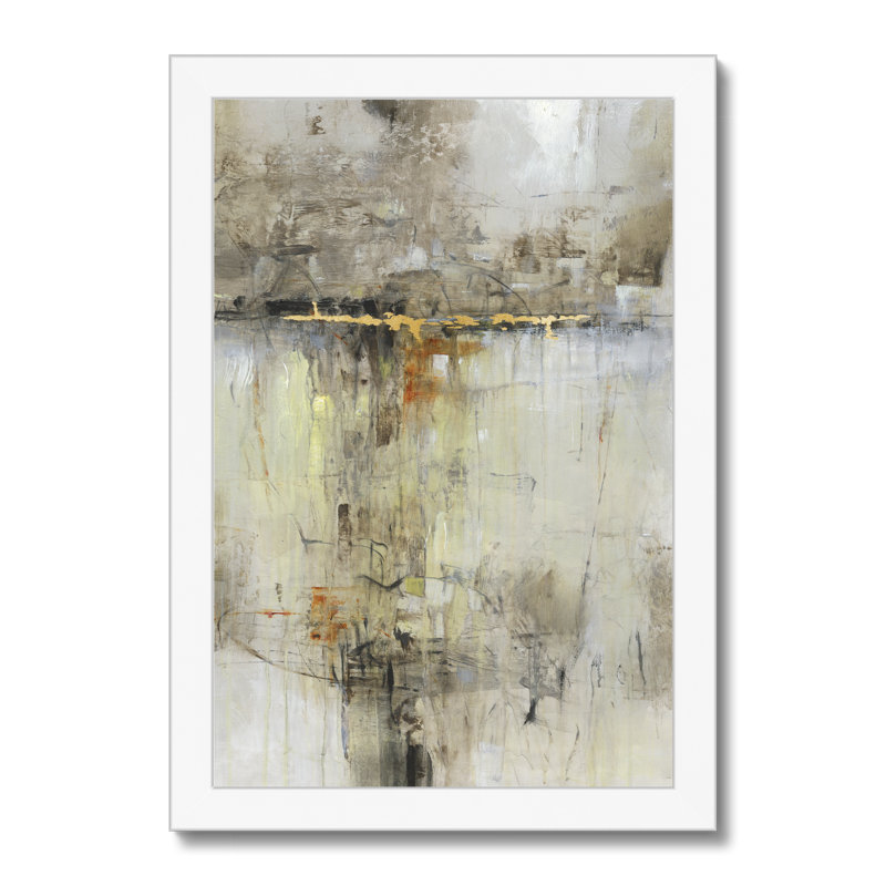 Cross Over II, 50cm H x 34cm W, White Framed Paper Print