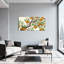 Plantes et fleurs - Branche d'arbre orange avec fruits et feuilles-1795825499