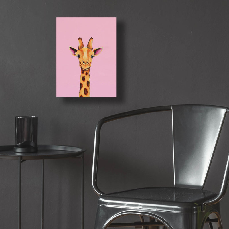 " Baby Giraffe " by Lucia Stewart, 16" H x 12" W