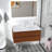 Chilmonik 47.2'' Single Bathroom Vanity with Engineered Stone Top-965841182