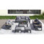 Ensemble de mobilier d'extérieur 7 personnes-458642299