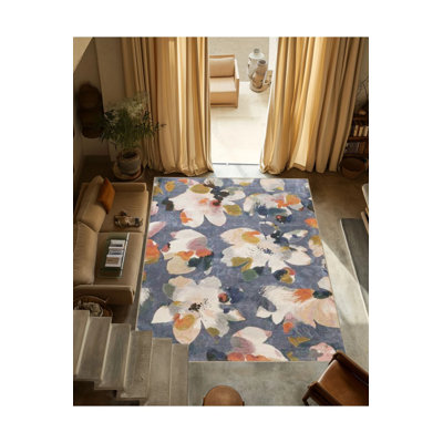 Multicolored Floral Patterned Creative Modern Decorative Carpet