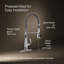 Bellera® Pull Down Single Handle Kitchen Faucet-1870382826