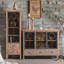 Vitrines en bois massif Burlywood