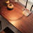 Natural dining table in solid wood-108918815
