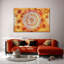 «Sun Like Mandala», symboles sur toile-1560491204