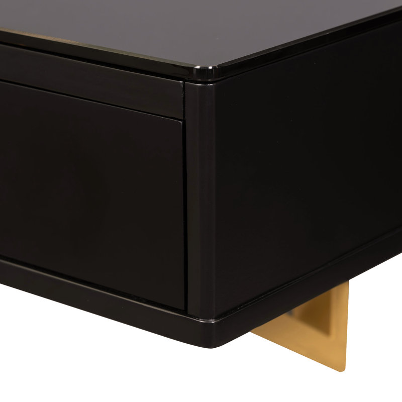 47" Floating Shelf with Drawer, Multi-Purpose Wall-Mounted Vanity Table, Mounted Desk, Floating Table