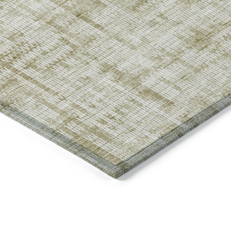 Machine Washable Indoor/Outdoor Colman ACN2130 Striped Rug, Rectangle 10' x 14'