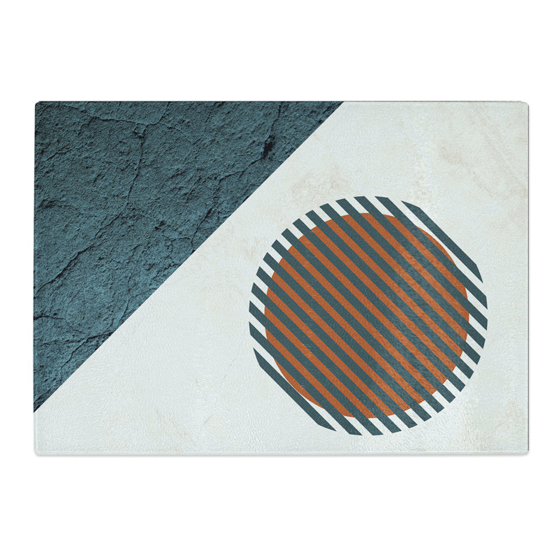 Composition 9 Chopping Board, 0.4cm H x 28.5cm W x 39cm L