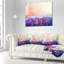 Aquarelle fleur abstraite - coussin imprimé floral-29600981-29600985