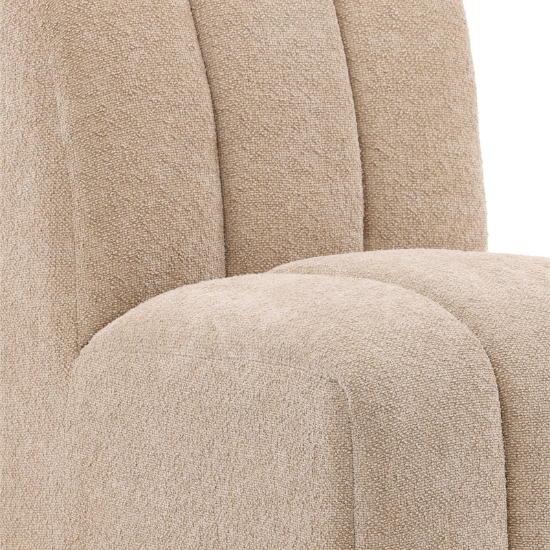 Marvin Hardwood Upholstered Dining Chair, Charlotte Olive, Camel