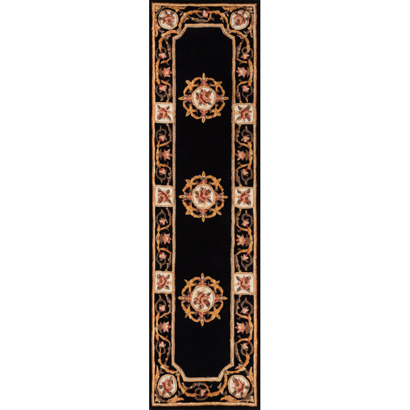 Alaqua Wool Floral Indoor Rug, Runner 2'3" x 8'