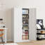 Armoire de rangement en acier à 6 tablettes Delvale (H 70,87 po x l 31,5 po x P 15,7 po)-2000974993
