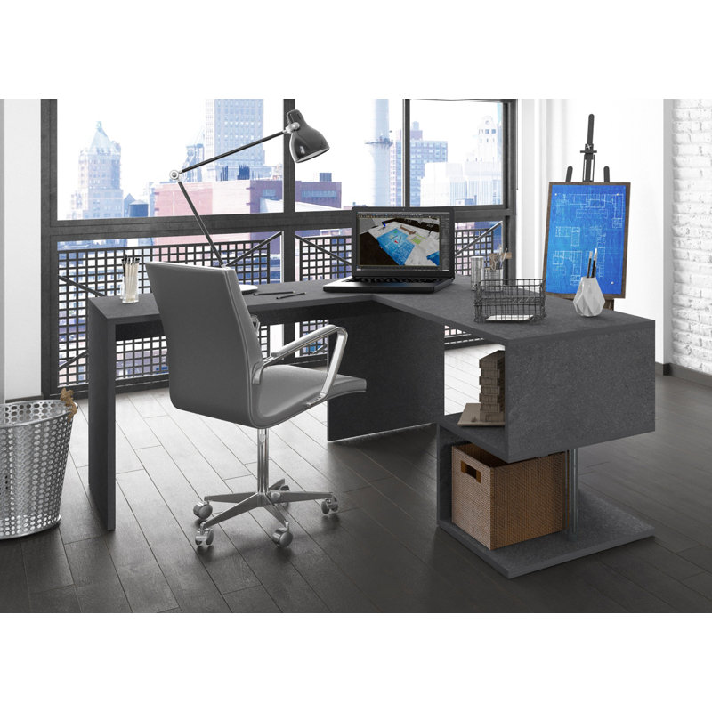 Genkei Computer Desk, Ash Grey