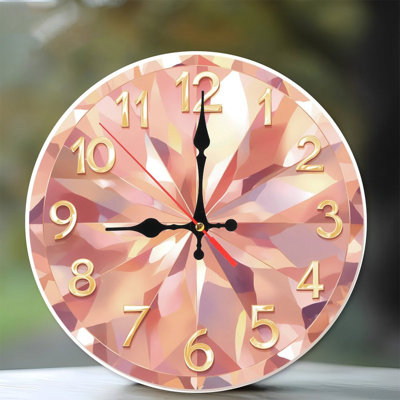 Cadran rose en or