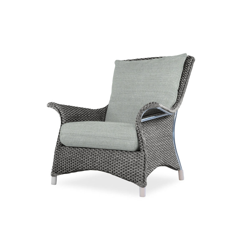 Mandalay Outdoor Lounge Chair, Remy Shadow, Fawn