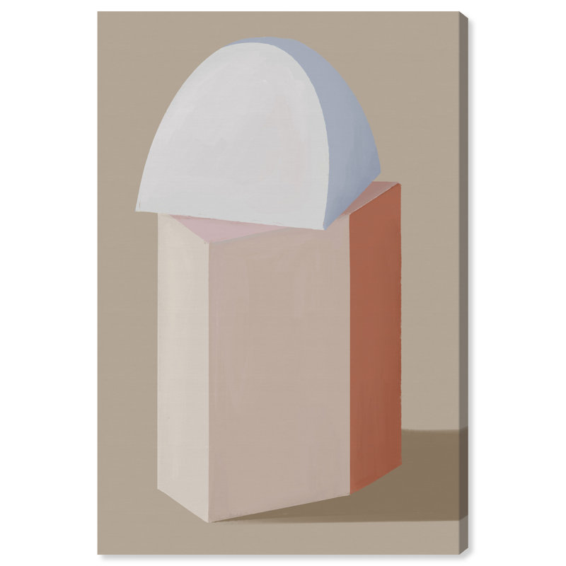 Sculptural Composition Print by Oliver Gal, 10"H x 15"W, Gallery Wrapped