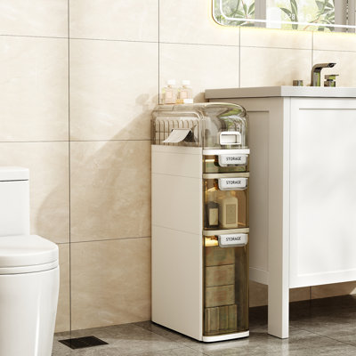 3-Drawer Freestanding Bathroom Storage Mobile Storage Organizer
