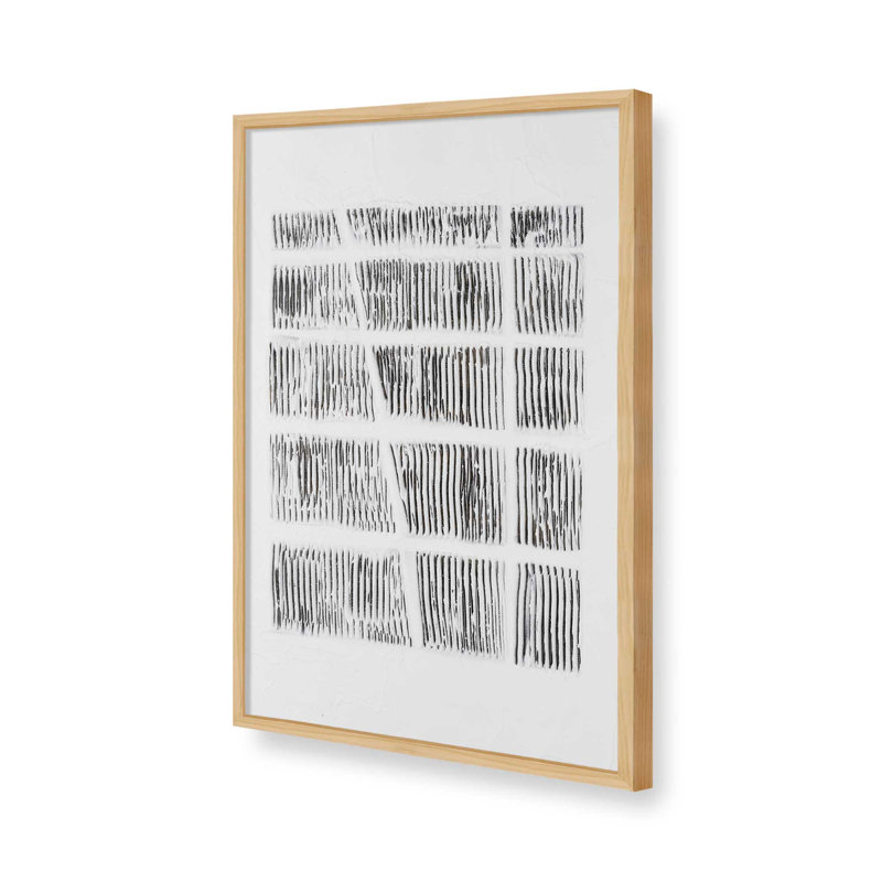 Reproduction d'art «Freehold domaine I» par Michael Willett, Tanné, Open Corner Framed Print without Mat Paper