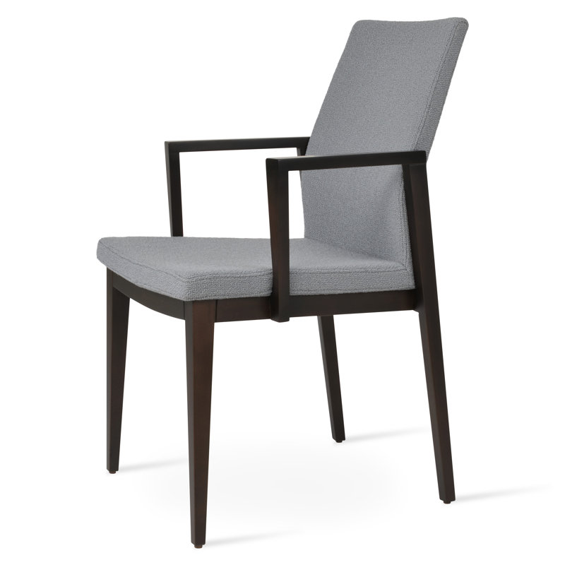 Fauteuil Pasha, gris, Noir