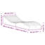  Chaise longue en bois massif 80,7 po x 23,6 po x 12,4 po Sun Douglas-579460782