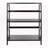 Aniyla 2-Tier Storage Shelving Unit in Espresso Finish, 29.21'' H X 25.2'' W X 11.22'' D-2097588915