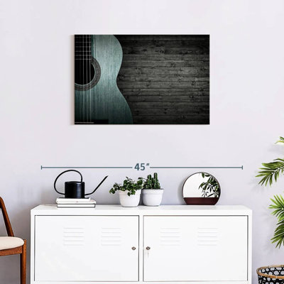 Abarca Vignette, guitare bleue