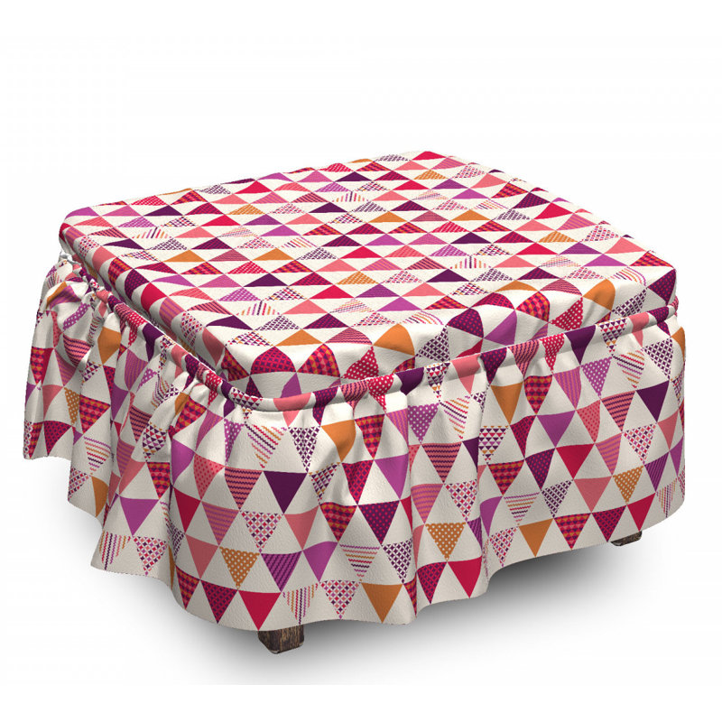 Box Cushion Ottoman Slipcover