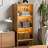 Burlywood Solid Wood+Tempered Glass Display Cases