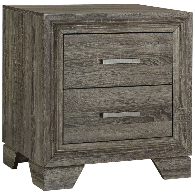 Table de chevet 2 tiroirs