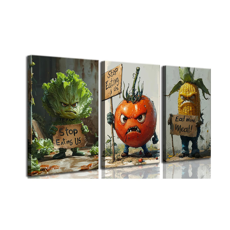3 Piece Wrapped Canvas Print