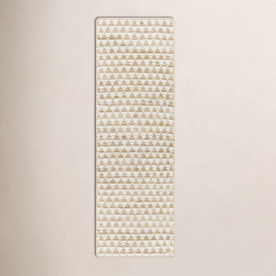 Addy Hand-Woven Brown Geometric Jute Rug