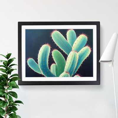 Contemporary Cactus - Framed Print
